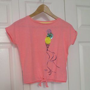 GAP Girls Sequin Balanced Breakfast T-shirt